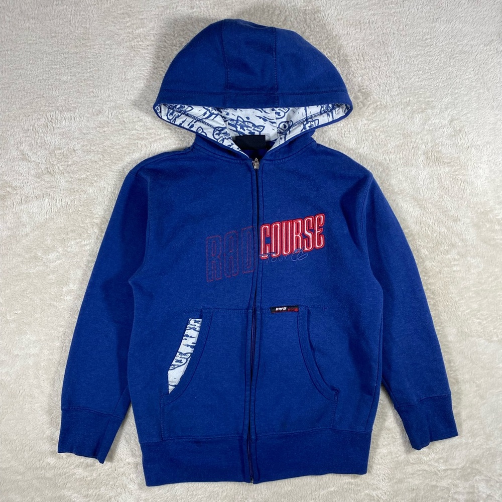 Y2k Rod Racing Zip-Up Hoodie